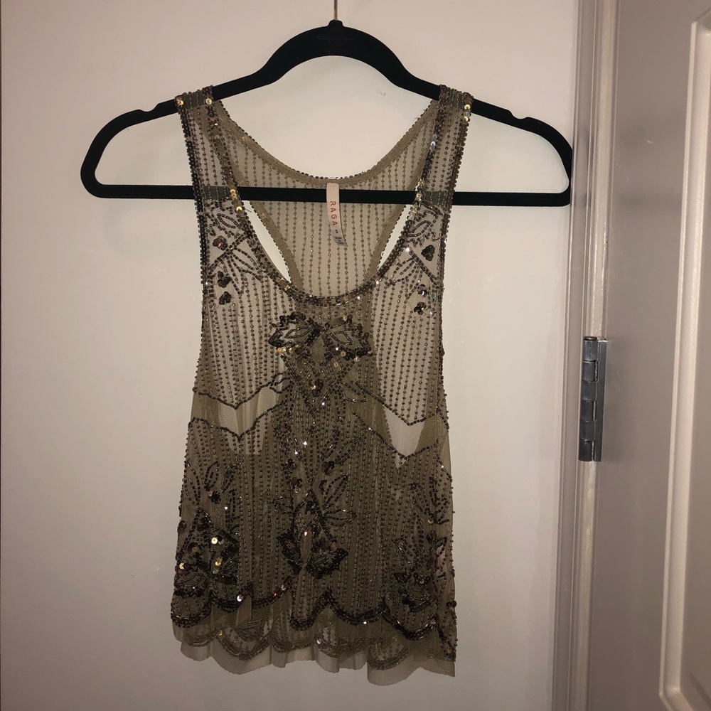 RAGA beaded top